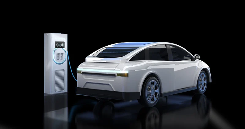 Punjenje električnog automobila.