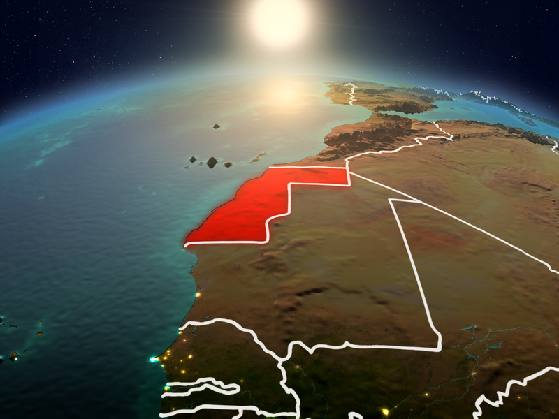 Zapadna Sahara iz koje stiže pijesak u Europu
