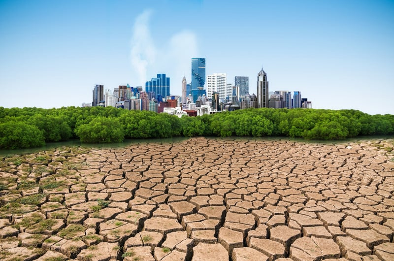 Grad i koncept klimatskih promjena, odnosno, globalnog zagrijavanja.