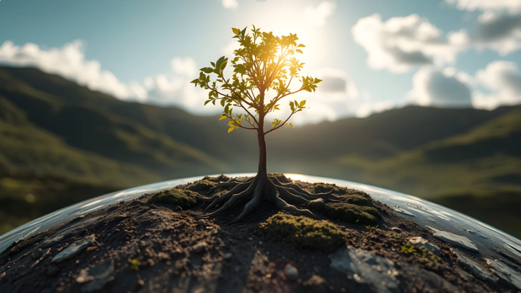 ekološki kredit-koncept Dana planeta Zemlje, zaštita okoliša