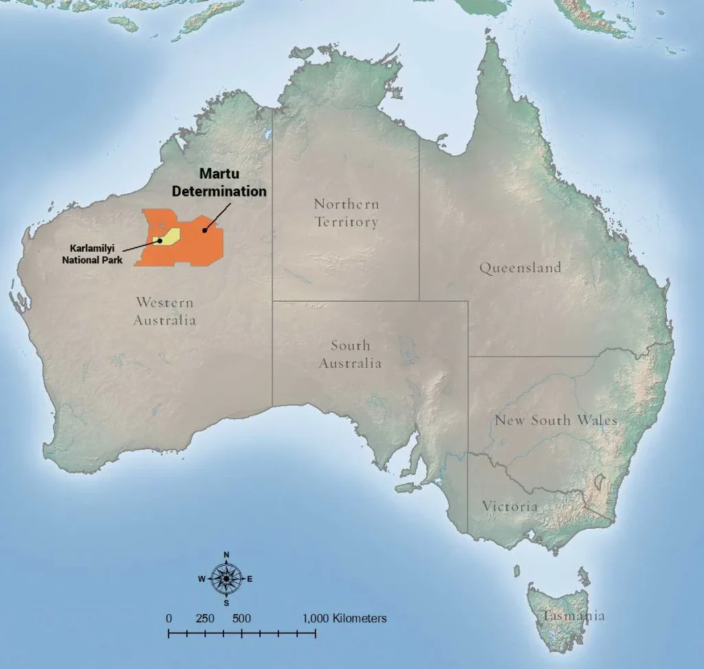 Područje u Australiji na kojem živi Martu narod 