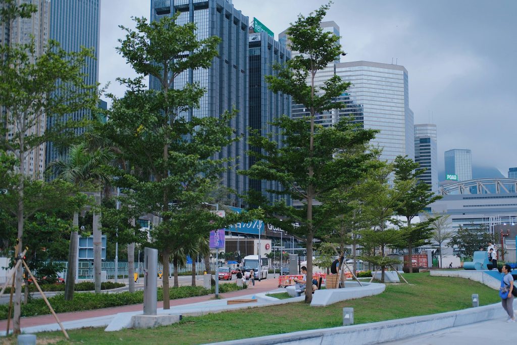 Vibrant Tamar Park u Hong Kongu